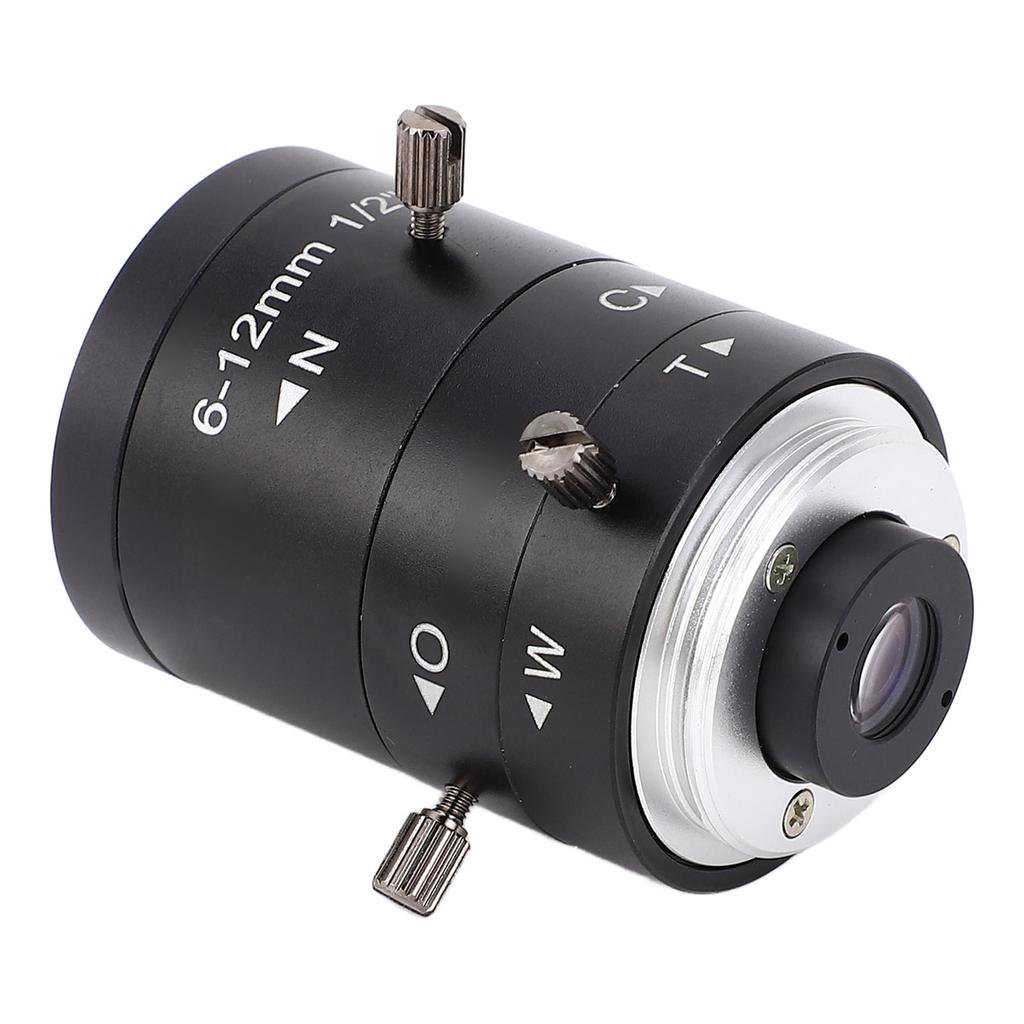 C Mount Lens 6 To 12mm Focal Length Manual Focus 3MP High Definition Zoom Industrial Camera Lens