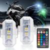 RGB Led Aircraft Strobe Lights Motorcycle Car Light LED Flash Position Wireless Lamp Aircraft Airplane Helicopter Warning Lights