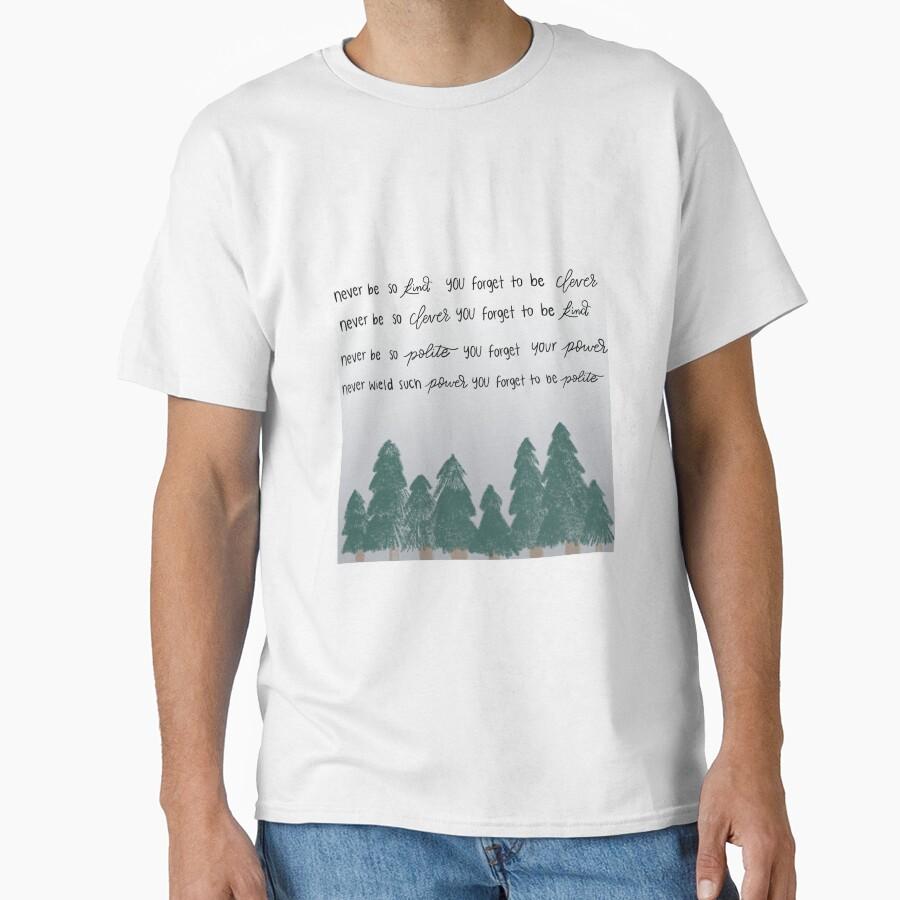 Pine Tree Print Classic T-Shirt