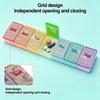 Sealed 7 Day Pill Case 7 Grids Pill Dispenser Portable Vitamin Storage Container  Travel