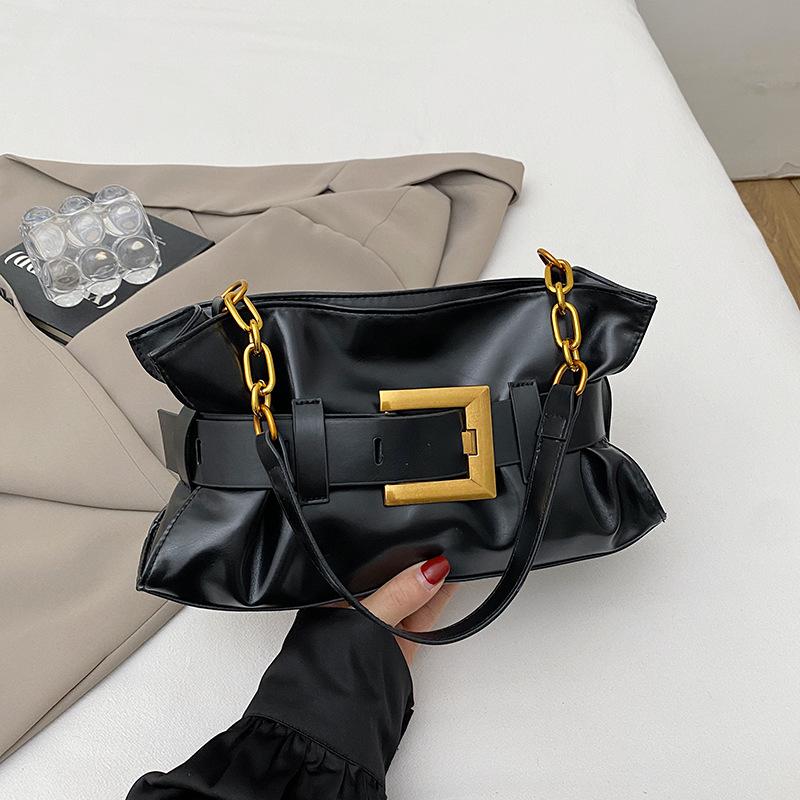 Women S Korean Style Pleated Cloud Bag Large Capacity Crossbody Underarm Bag
