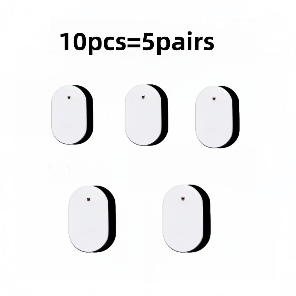 Электродные подушечки для миостимулятора Tens EMS, патчи для массажа, многоразовые, сменные, самоклеящиеся гелевые патчи для физиотерапии