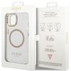 Guess Guhmp15Mhtrmd Iphone 15 Plus/ 14 Plus 6.7 Złoty/Gold Hard Case Metal Outline Magsafe