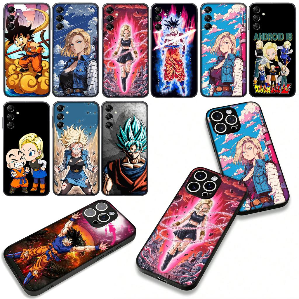 Чехол для телефона Dragon Ball Z с Гоку, Драконами, Android 18, Шарами Z для Apple iPhone 17 16 11 Pro XS Max XR 6 7 8 Plus 16E SE 2020 Air 5 SE2