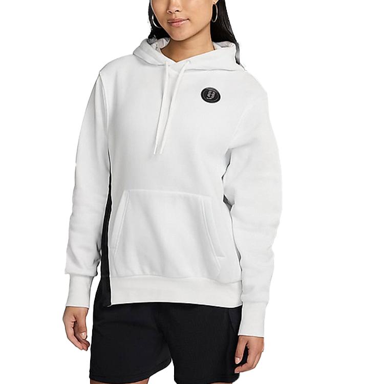 Nike Толстовки Унисекс Белые С капюшоном Средние FV3206-121