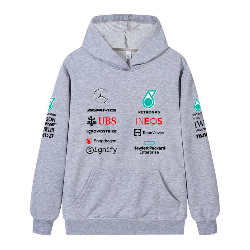 Red Bull Гоночный костюм Формулы 1 Хэмилтона Джорджа Расселла с капюшоном Командная форма