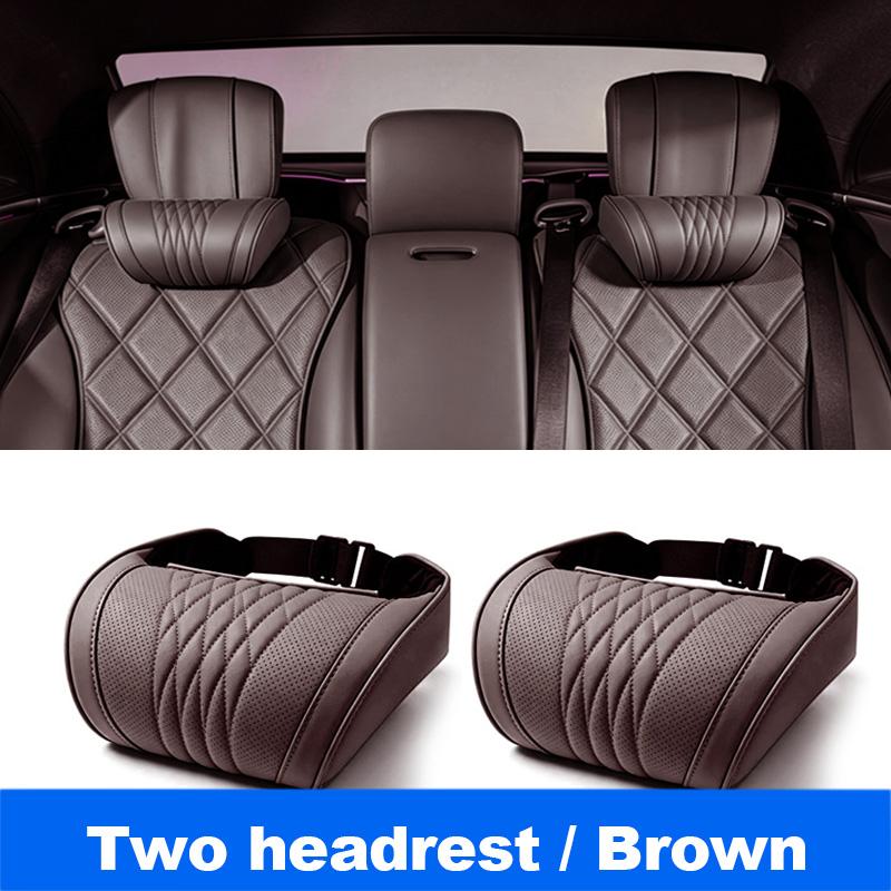 Vtear Universal Car Neck Lumbar Cushion Memory Foam Support Pillow Anti-Scratch Seat Parts Interior Modification Accessories
