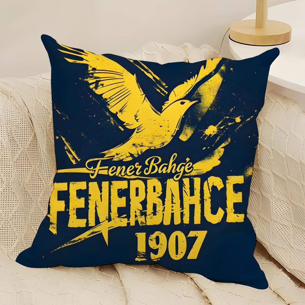 Крутая наволочка FF FenerbahceS из натурального льна, двусторонняя печать, декоративная наволочка для дивана, дома