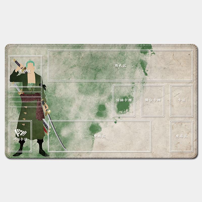 One Piece Luffy Card Battle Table Mat Opcg Zoro Robin Ace Single Player Board Game Card Battle Mat Anime Gift