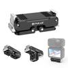 Для DJI Osmo Nano / Action 6 Магнитное металлическое быстросъемное базовое крепление PULUZ (черный)