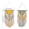 Colorful Handwoven Cotton Rope Tassels Wall Hanging Tapestry for Home Decoration Living Room or Bedroom Wall Pendant