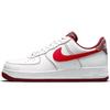 Air Force 1 07 White University Красные мужские кроссовки Team-Red Sail DA8478-101