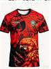 Brazilian football fan art graphic men's T-shirt, football jersey, outdoor sports and fitness, casual fashionChildren's gifts