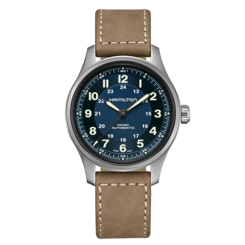 Hamilton Khaki Field Titanium Automatic Watch H70545540 Gent (Authentic Imported) with Official Warranty