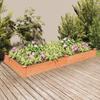 VidaXL Raised Garden Bed with Liner 240x120x25 Cm Solid Fir Wood 364302