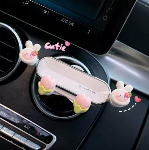 Car mobile phone cartoon holde car holder navigation fixed buckle multifunctional product