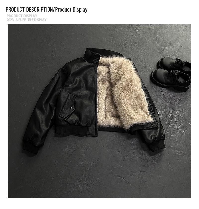 Mountain Eagle Unisex Windproof Pilot Jacket: Thick Cotton Winter Coat for Warmth & Protection