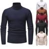 Sweater Autumn and Winter Men's Turtleneck Knitted Sweater Slim-fit Bottom Shirt
