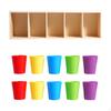 Match The Cup Color Game Stacking Cups Developmental Fun Family Games Sorting for