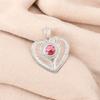 Natural Pink Tourmaline Gemstone 925 Sterling Silver Jewelry Stylish Pendant1.4" CP-15-9