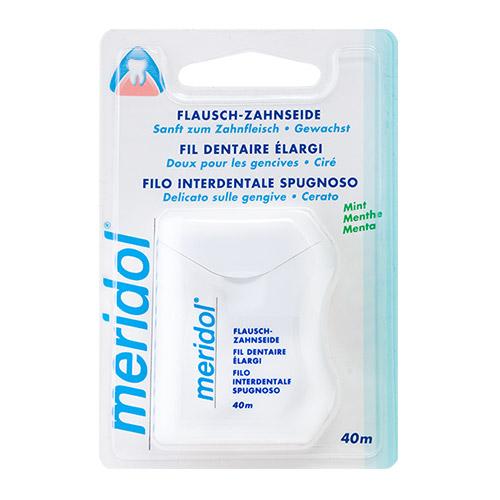 MERIDOL Зубная нить со вкусом мяты 40м