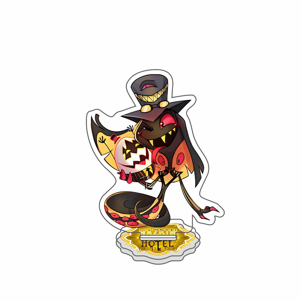 Аниме Фигурка Hazbin Hotel Чарли Морнингстар Вагги Аластор Акриловая подставка для фигурки Настольное украшение Фестивальный брелок