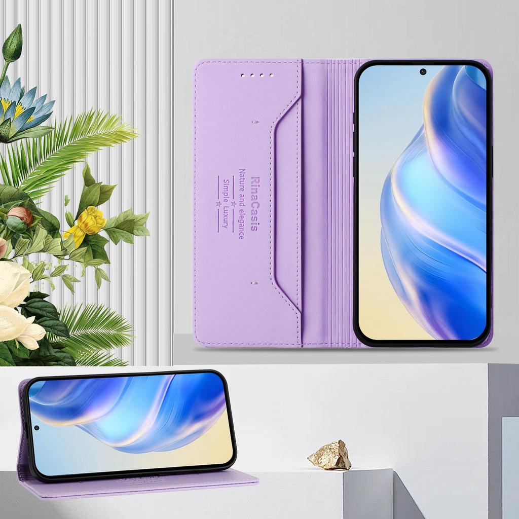 Роскошный магнитный чехол-кошелек из цельной кожи для телефона с подставкой-книжкой для iPhone 16, 15, Pro, Max, Samsung S25, Redmi 14C, Moto E15, Oppo A60, держатель для карт, откидная крышка