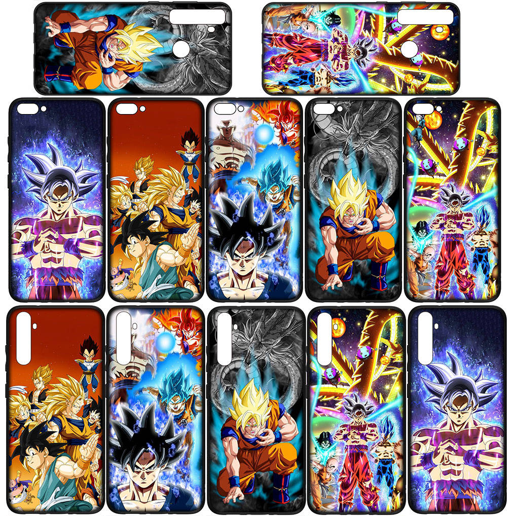 Для Samsung Galaxy S24 S23 iPhone 16 15 14 Xiaomi Redmi Note 13 12 11 10Plus 9 Pro Max X XR чехол для телефона Goku Dragon Ball DragonBall OPPO Huawei чехол