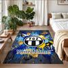 Crystal Velvet Rug Custom Name Text, Soft Non Slip Floor Mat Home DecorFC Zürich