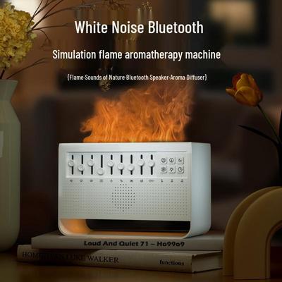 Белый шум Bluetooth Аромадиффузор и Маленький увлажнитель с имитацией пламени