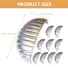 10Pcs Hat Shaper Baseball Cap Inner Support Stands Clear PVC Hat Insert for Baseball Cap Lightweight Protective Frame