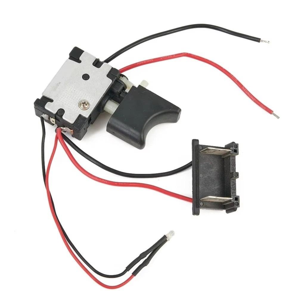 Electric Drill Replacement Push Button Trigger Lithium Battery Compatible Drill Control Switch