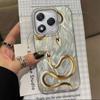 Gold Snake Print Feather Texture Phone Case for Honor 400 200 Smart Pro Magic7 6 5 Lite X9a X9c X8b X8a X8c X7c Shell Back Cover