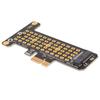 Карта-райзер NVMe M.2 на PCIE X1 Алюминиевый дизайн теплопередачи Заглушка половинной высоты Адаптер NVMe PCIE для Win для Настольного ПК