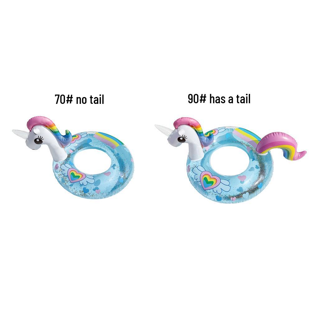 Xiaolü Утолщенный поплавок-русалка подмышку: Надувной круг для плавания для взрослых 110 см с дизайном рыбы-хвоста