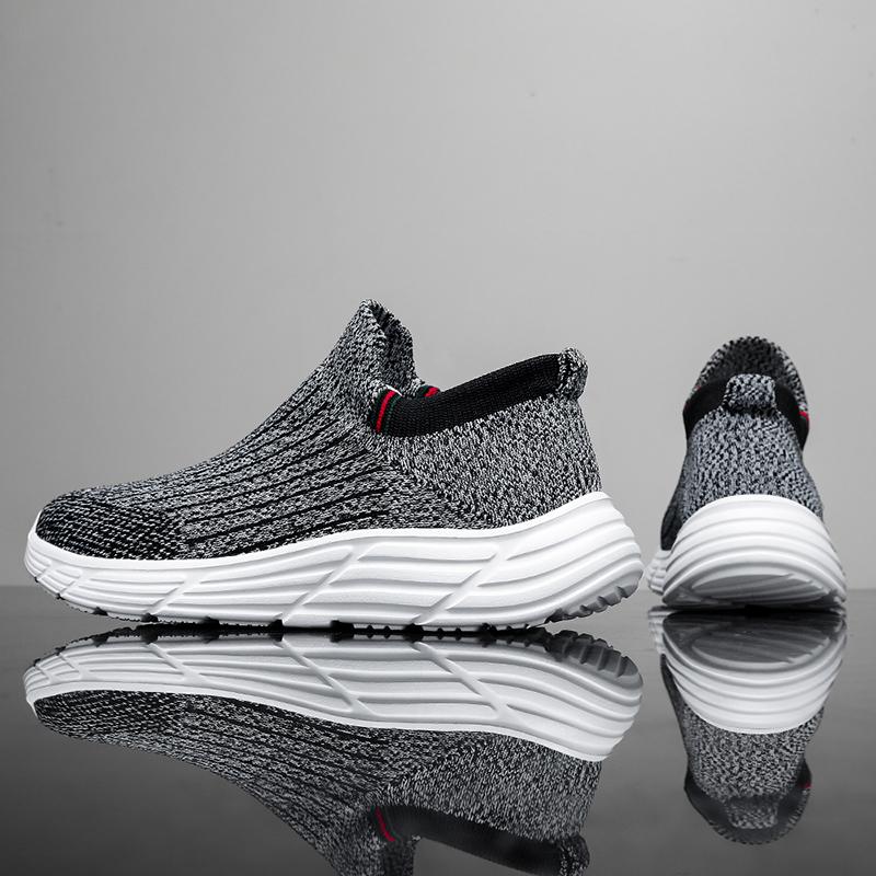 Мужская модная дышащая легкая летная тканая обувь большого размера, походная обувь, носки для фитнеса, спортивная обувь и обувь для отдыха