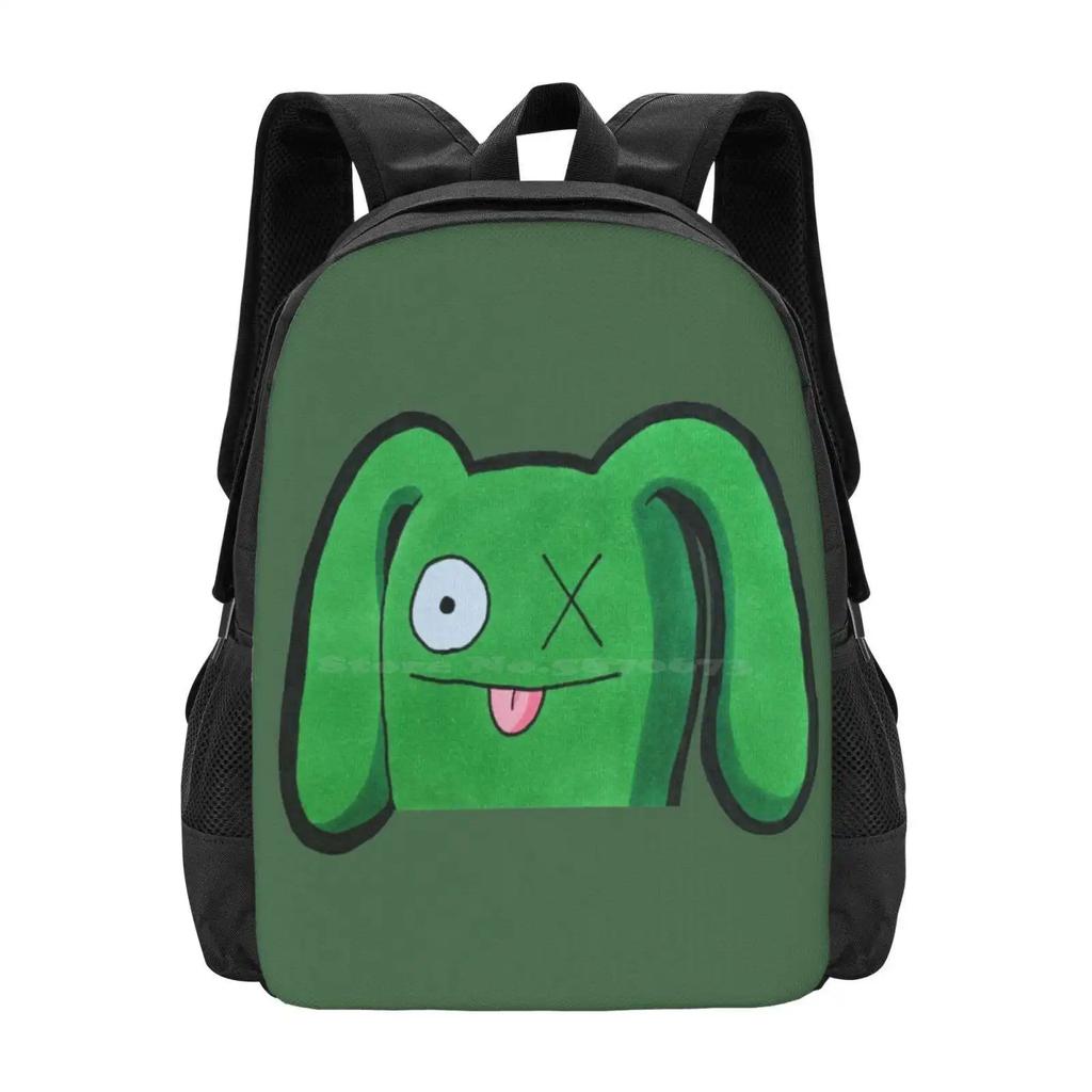 Школьные рюкзаки Uglydolls, Рюкзак для путешествий и ноутбука, Бык Uglydolls, Маркерный зеленый, Милый Каваи