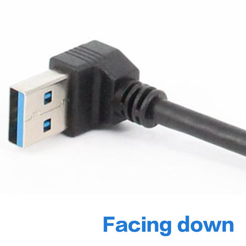 Удлинительный кабель Usb 3.0 вверх вниз левый правый угол 90 градусов между мужчинами и женщинами