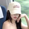 Корейские Сладкие Цветочные Буквы Вышивка Бейсболки Повседневные Новые Женские Солнцезащитные Ретро Универсальные Изысканные Модные Ins Козырьки