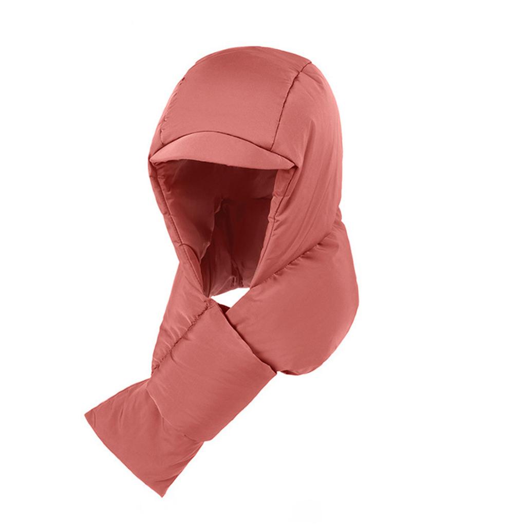 Женский теплый шарф-шапка пуловер цельный для активного отдыха, катания на лыжах, путешествий, толстая пуховая шапка для защиты от холода