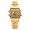 La680wga 9df La680wga 9 Digital Square Vintage Retro Public Metal Watch