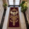 Ретро Черный Мрамор Золотой Орел Рельефный ковер-дорожка для виллы особняка квартиры гостиной кабинета прочный напольный ковер-дорожка