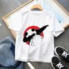 Cute Panda Printed Dinosaur T-shirt For Boys Girsl Summer Outfit Tops Kids Casual T Shirt Kawaii Children Short Sleeve Clothes