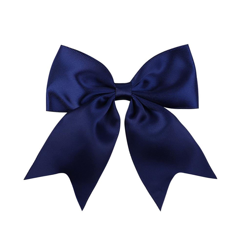 2 шт., милые однотонные заколки для волос с лентами и бантиками для детей, заколки для волос для девочек, заколки, детские головные уборы ручной работы, детские аксессуары для волос