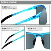 Polarized Sports Sunglasses UV400 Sunglass Alloy Ultra Light Sunglasses for Men 8177 [DUCO] Men's AL-MG Driving/Biking/Fishing/Running/Golf