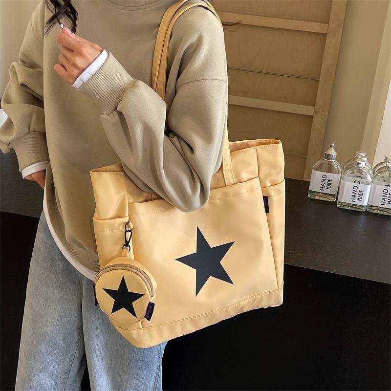 Звездная большая сумка, женская сумка, студенческая сумка на плечо, большая вместительная сумка для сообщений