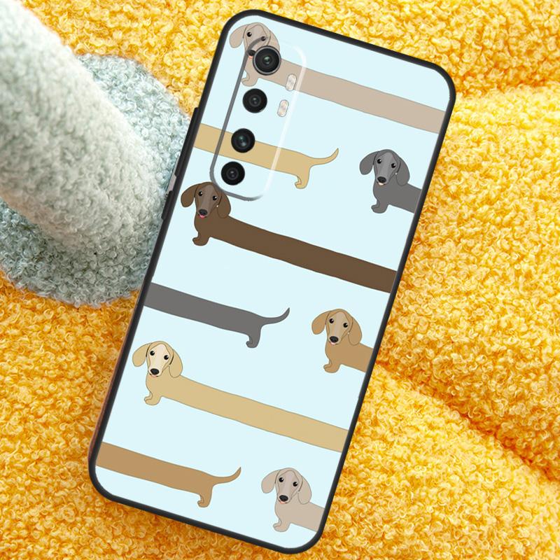 Милый Чехол с Таксой-Сосиской Для Xiaomi 15 Ultra 14 13T 14T 15T 17 Pro Max Чехол Для POCO X7 Pro X5 X6 F5 F6 F7 F8
