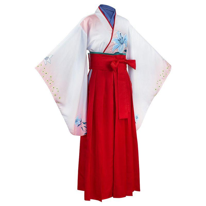 Kakegurui Nishikigouin Yuriko Японское кимоно Косплей Аниме Костюм