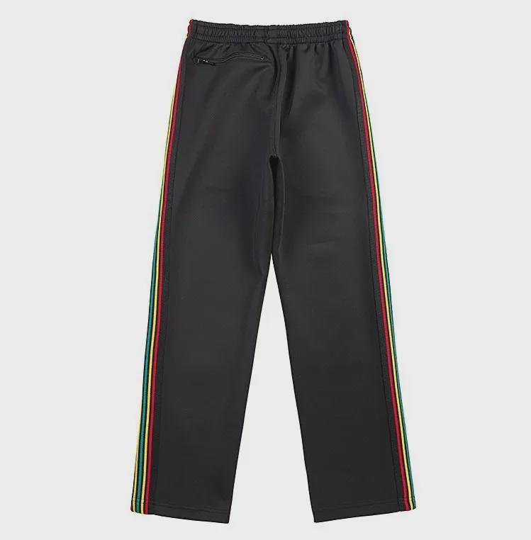 Новые свободные прямые спортивные брюки-бабочки от High Street Fashion - повседневные брюки унисекс в черно-белую полоску