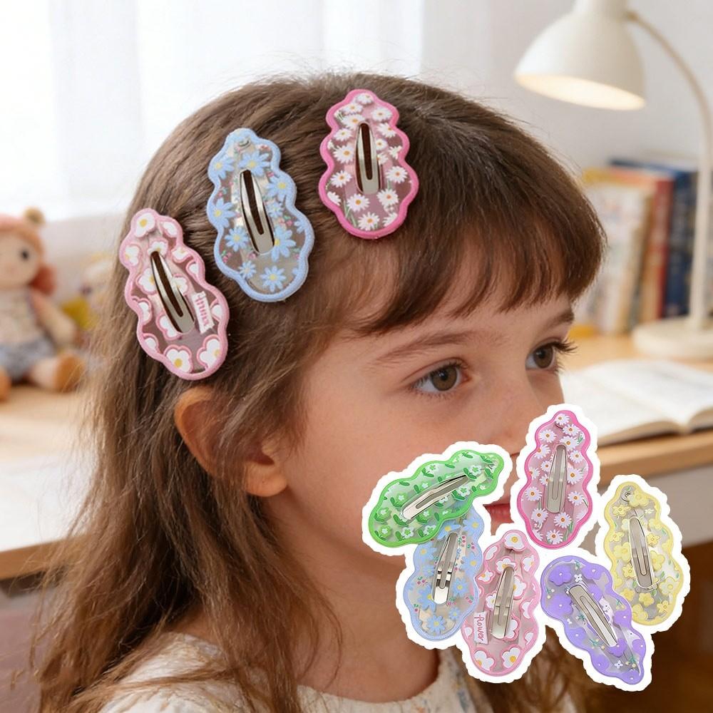 Flower Clouds Hair Clips Candy Color Child Hairgrips Fashion Headwear for Women Girls